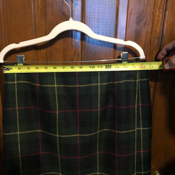 Talbots Wool Plaid Skirt, Size 14, Excellent preowned condition - Picture 7 of 8